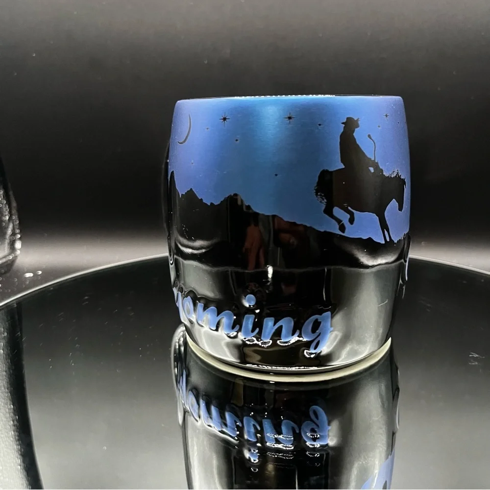 AMERICAWARE “WYOMING” NIGHT SKY MUG 20 OZ 2014